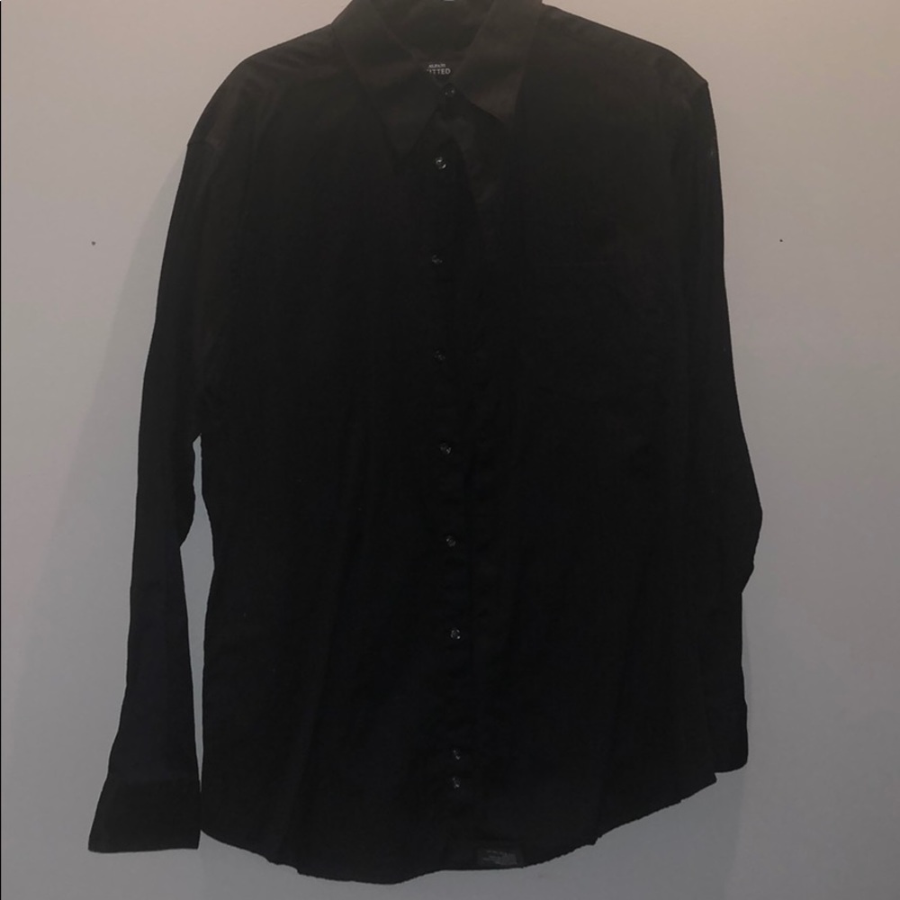 Black dress shirt